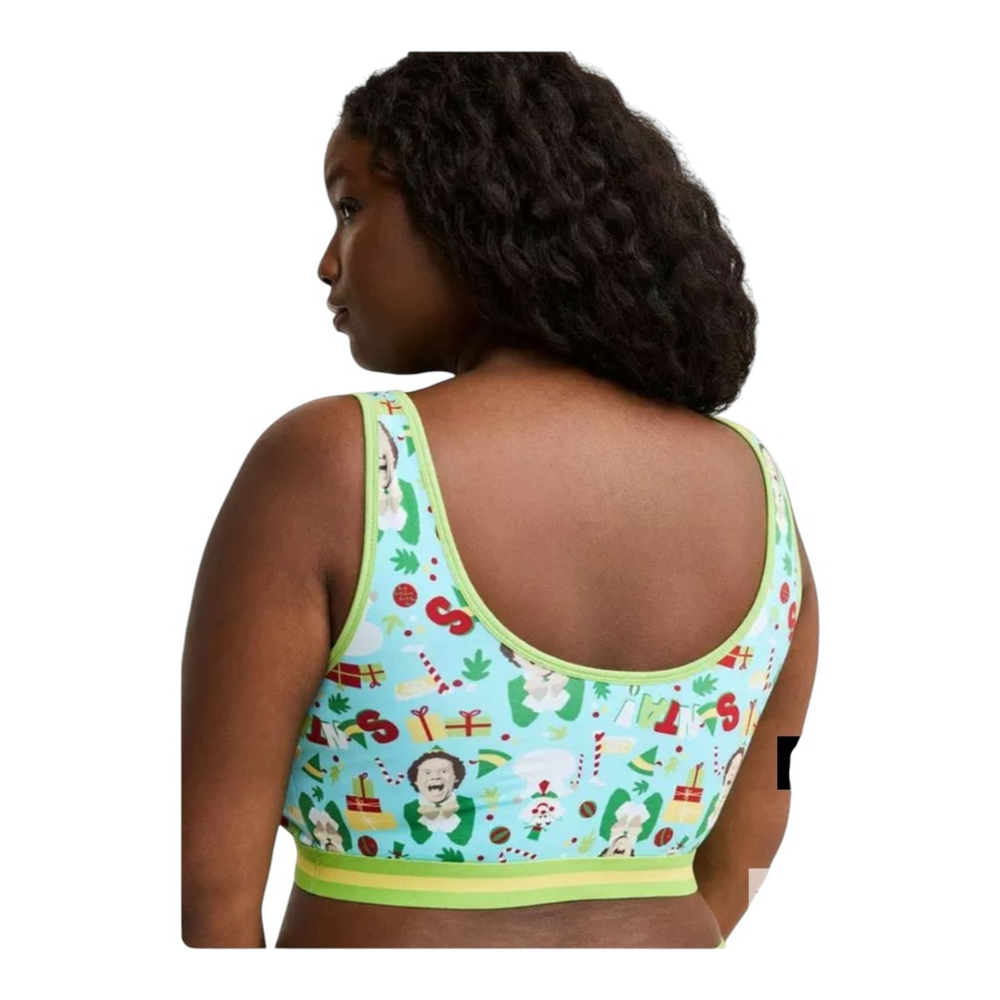 NEW Torrid Elf Santa Scoop Neck Bralette Size 3X Holiday Fun - Picture 2 of 9